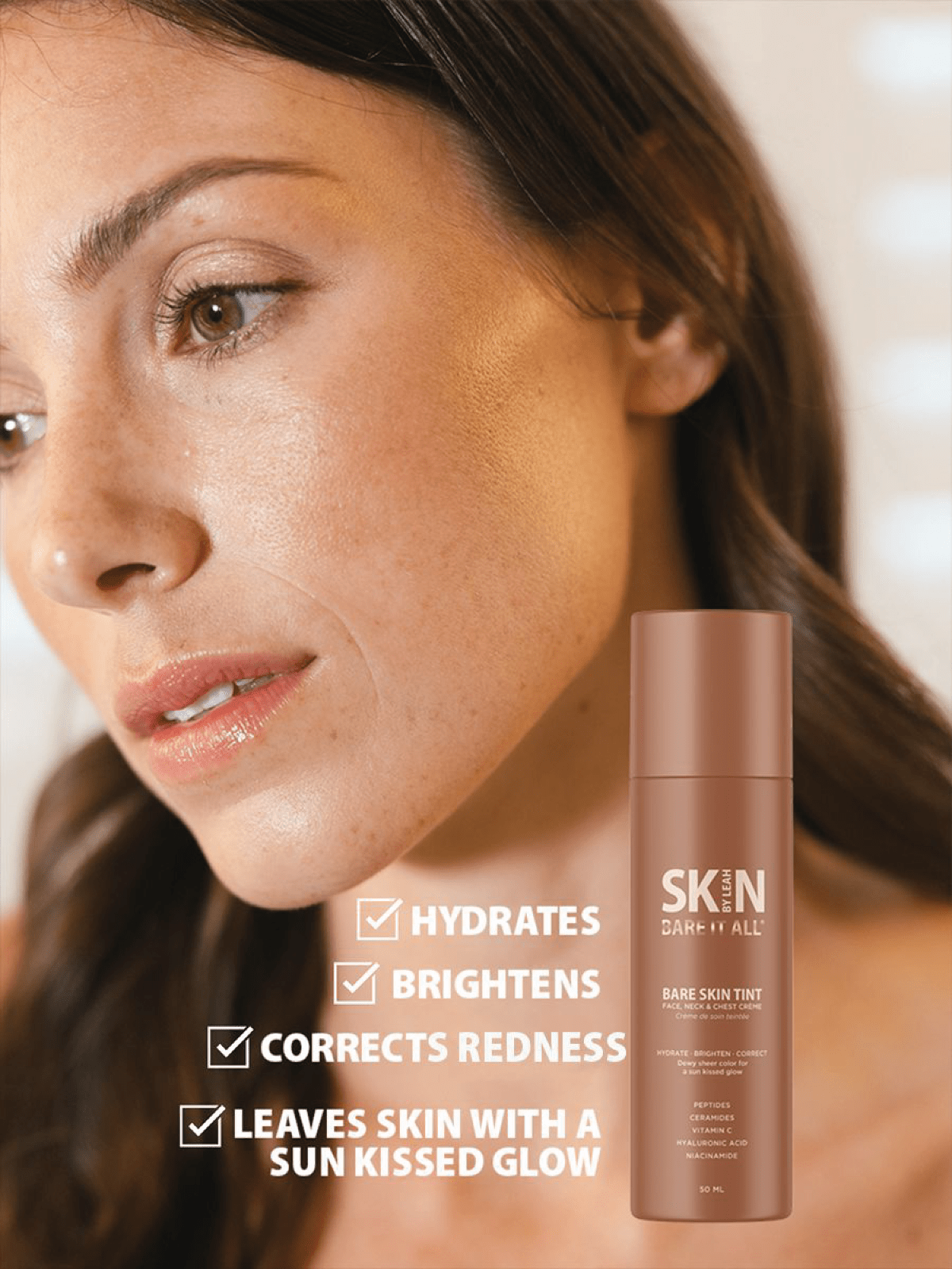 BARE SKIN TINT, FACE, NECK & CHEST CRÈME